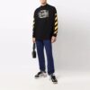 Pantalones deportivos/pantalones/joggers de hombre Off-White con estampado de Arrows y color liso, azul