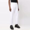Pantalones deportivos/pantalones/joggers de hombre Off-White FW21 con estampado de Arrows, color liso, corte holgado, blancos