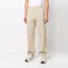 Pantalones deportivos/pantalones/joggers de hombre Off-White FW22 de sarga con estampado, corte holgado, color beige