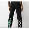 Pantalones deportivos/pantalones/joggers negros estampados Off-White para hombre