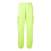 Pantalones deportivos/pantalones/joggers Off-White para hombre con bolsillos cargo y cintura elástica, verde fluorescente