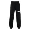 Pantalones deportivos/pantalones/joggers Off-White para hombre con estampado de logotipo, negro