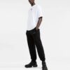 Pantalones deportivos/pantalones/joggers Off-White para hombre con logo y diseño liso, color negro