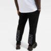 Pantalones deportivos/pantalones/joggers Off-White para hombre con logo y diseño liso, color negro