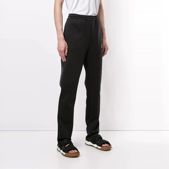 Pantalones deportivos/pantalones/joggers Off-White para hombre con logotipo lateral en negro