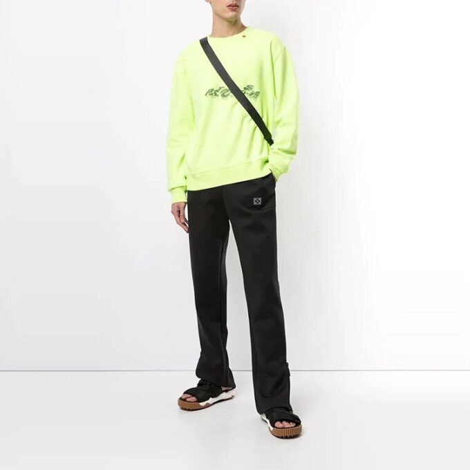 Pantalones deportivos/pantalones/joggers Off-White para hombre con logotipo lateral en negro