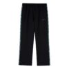 Pantalones deportivos/pantalones/joggers Off-White para hombre con tiras con logotipo brillante, versión negra