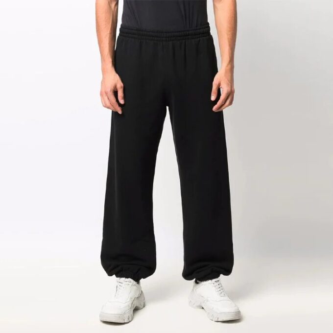 Pantalones deportivos/pantalones/joggers Off-White para hombre de la colección SS22 con rayas diagonales, color negro