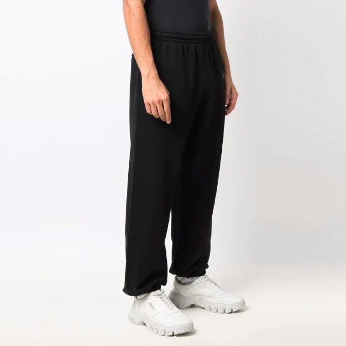 Pantalones deportivos/pantalones/joggers Off-White para hombre de la colección SS22 con rayas diagonales, color negro