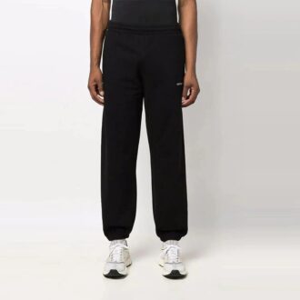 Pantalones deportivos/pantalones/joggers Off-White para hombre FW21 con estampado de flechas, color negro