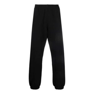 Pantalones deportivos/pantalones/joggers Off-White para hombre FW21 con estampado de logotipo de flecha, color negro
