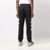 Pantalones deportivos/pantalones/joggers Off-White para hombre FW21 con logo y rayas diagonales, color negro