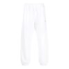 Pantalones deportivos/pantalones/joggers Off-White para hombre FW22 con estampado de logotipo, versión con pies, blancos