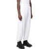 Pantalones deportivos/pantalones/joggers Off-White para hombre FW22 con estampado de logotipo, versión con pies, blancos