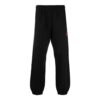 Pantalones deportivos/pantalones/joggers Off-White para hombre Hands Off con flecha roja, corte holgado, color negro