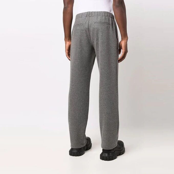 Pantalones deportivos rectos de color liso para hombre de Off-White, estilo casual, en gris