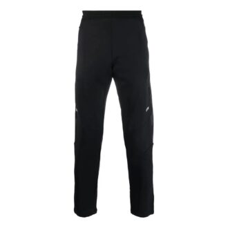 Pantalones deportivos rectos de hombre Off-White SS22 de color liso con estampado de logotipo, negros Pantalones deportivos rectos de hombre Off-White SS22 de color liso con estampado de logotipo, negros