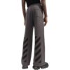 Pantalones deportivos rectos holgados de Off-White para hombre, de color liso con estampado de rayas, en gris