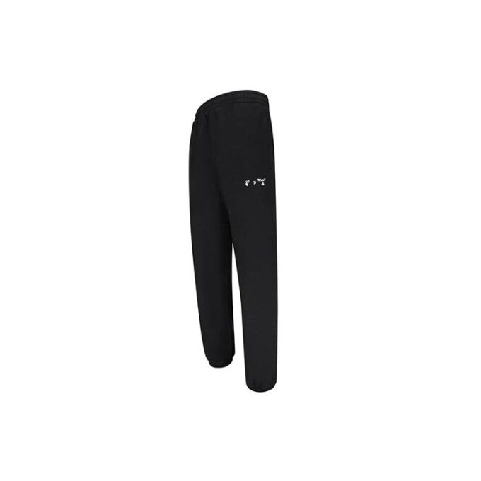 Pantalones deportivos rectos negros para hombre Off-White