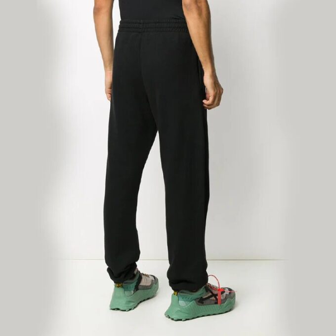 Pantalones deportivos rectos negros para hombre Off-White