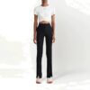 Pantalones entallados de cintura alta Off-White «Negro»