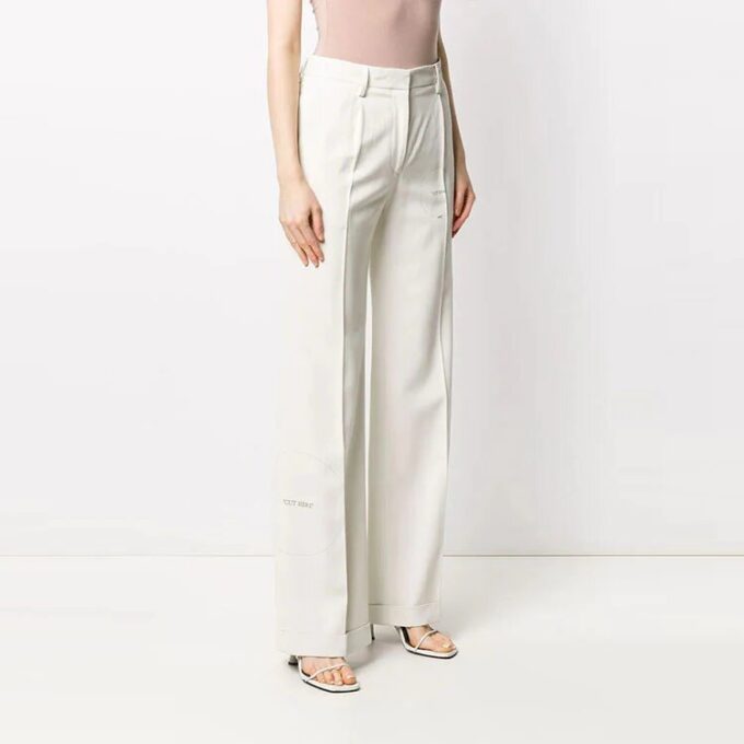 Pantalones entallados Off-White SS20 «Cut Here»