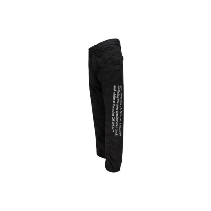 Pantalones estampados FW20 para hombre, negros