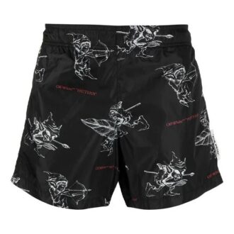 Pantalones estampados SS21, negros