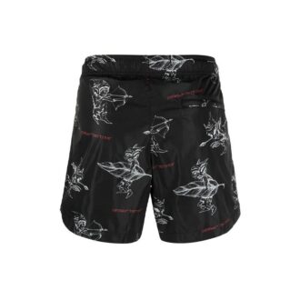 Pantalones estampados SS21, negros