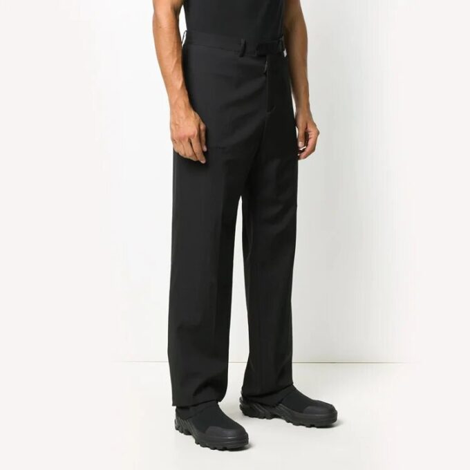 PANTALONES FORMALES NEGROS SIN COLOR FW20 Pantalones formales de hombre negros