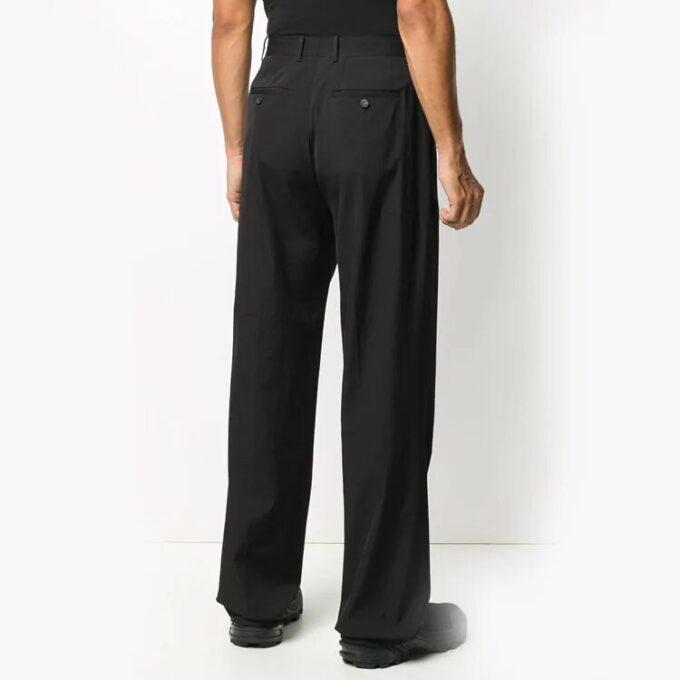 PANTALONES FORMALES NEGROS SIN COLOR FW20 Pantalones formales de hombre negros