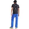 Pantalones informales con cordones y estampado Off-White para hombre, temporada primavera-verano 2022, azul