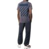 Pantalones informales de algodón a juego Off-White para hombre, colección primavera-verano 2022, color azul otoño