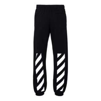 Pantalones informales de color liso para hombre Off-White SS22, color negro