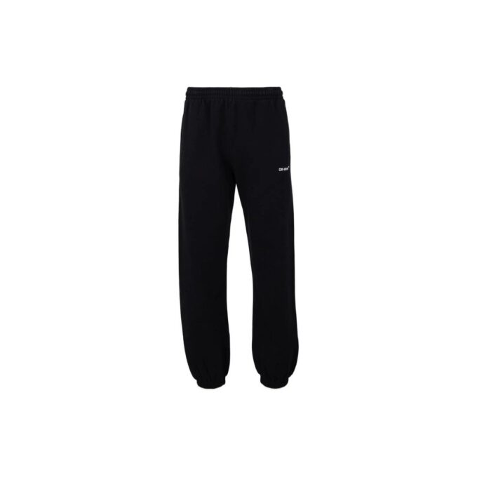 Pantalones informales de color liso para hombre Off-White SS22, color negro