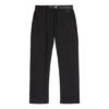 Pantalones informales de corte recto de color liso para hombre Off-White SS22, negros