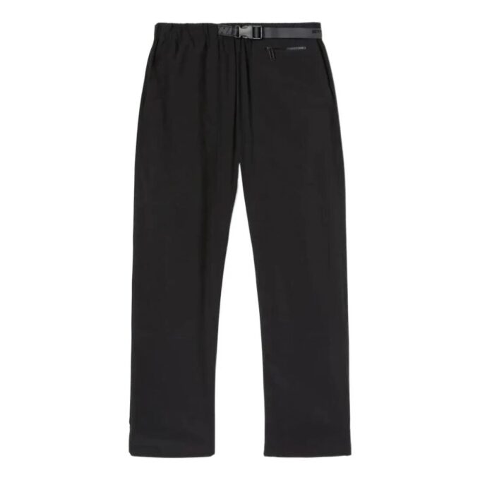 Pantalones informales de corte recto de color liso para hombre Off-White SS22, negros