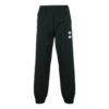 Pantalones informales de hombre Off-White de color liso con raya lateral blanca, negros