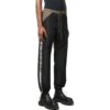 Pantalones informales de la colección primavera-verano 2022 «Negro-marrón»