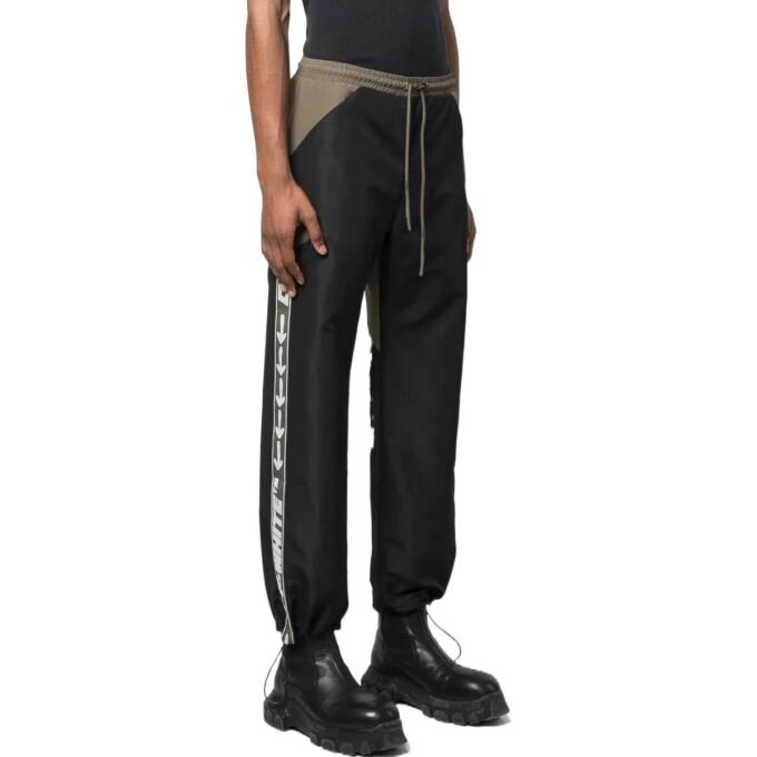 Pantalones informales de la colección primavera-verano 2022 «Negro-marrón»