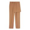Pantalones informales de traje Off-White para hombre FW22, color marrón