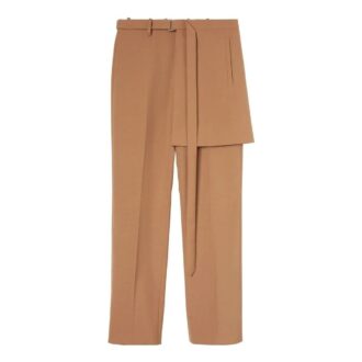 Pantalones informales de traje Off-White para hombre FW22, color marrón