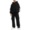 Pantalones informales Off-White para hombre FW22 con estampado de flechas, color negro
