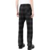 Pantalones informales rectos a cuadros Off-White para hombre, temporada primavera-verano 2022, color negro