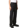Pantalones informales rectos de color liso Off-White para hombre, temporada primavera-verano 2022, color negro