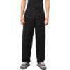 Pantalones informales rectos de Off-White para hombre, colección Otoño-Invierno 2022, con estampado de rayas en color liso, corte holgado, color negro