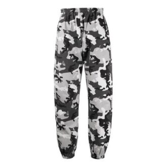 Pantalones jogger informales con estampado de logotipo SS21, versión estándar, camuflaje, blanco