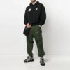 Pantalones largos cargo informales de la colección SS21, corte holgado, color verde