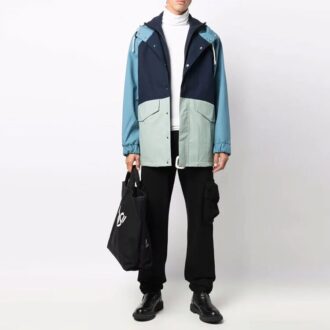 Pantalones largos cargo Off-White para hombre FW21 con logotipo alfabético, corte holgado, negros