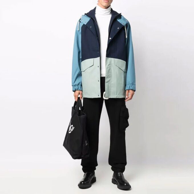 Pantalones largos cargo Off-White para hombre FW21 con logotipo alfabético, corte holgado, negros